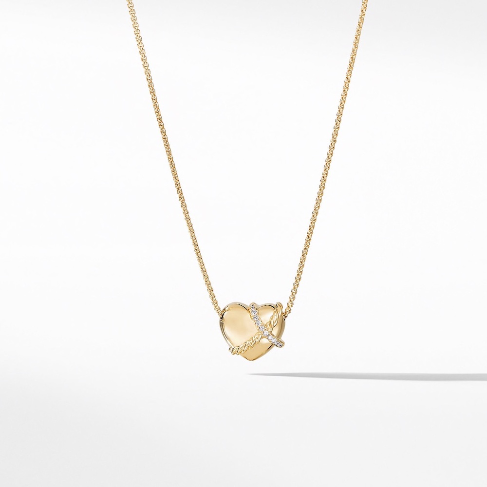 David Yurman Le petit Coeur heart necklace